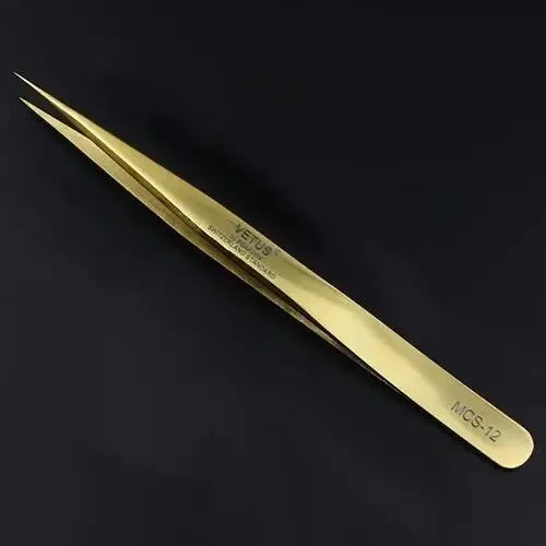 Vetus Premium Eyelash Tweezers – Fine Tip Tool