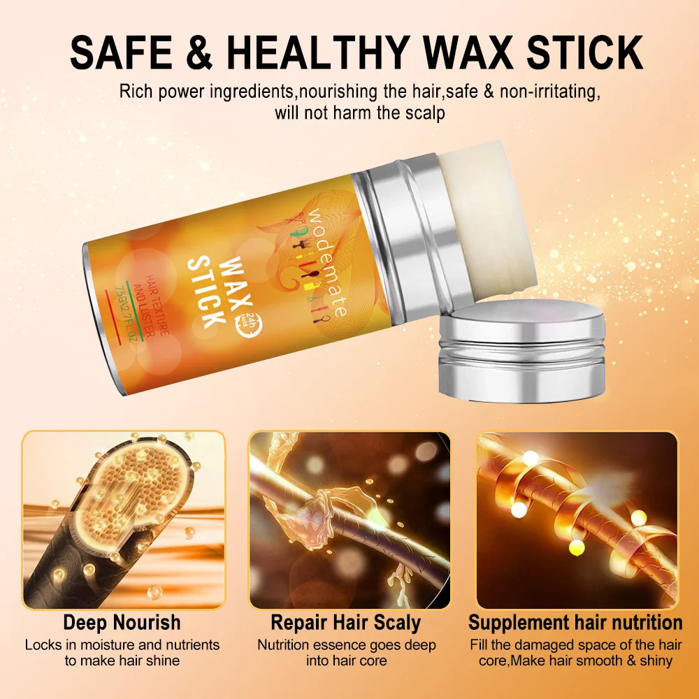 Wodemate Wax Stick – Wig & Edge Control, Anti-Frizz
