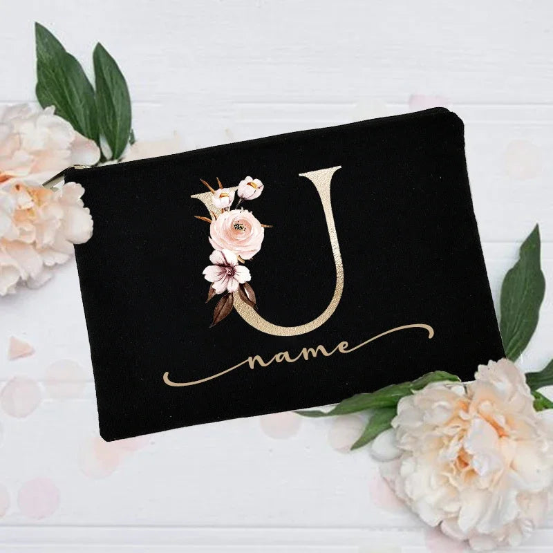 Custom Name Makeup Bag – Personalized Cosmetic Case