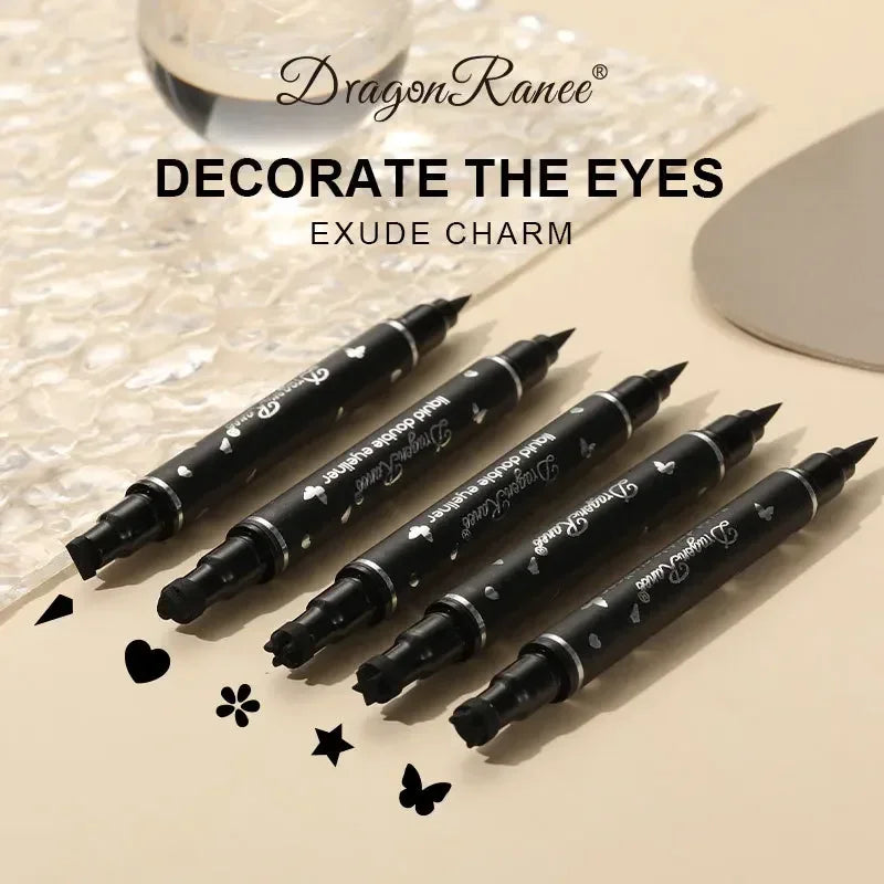 2-in-1 Butterfly Eyeliner Pen – Stamp & Liquid Waterproof Liner