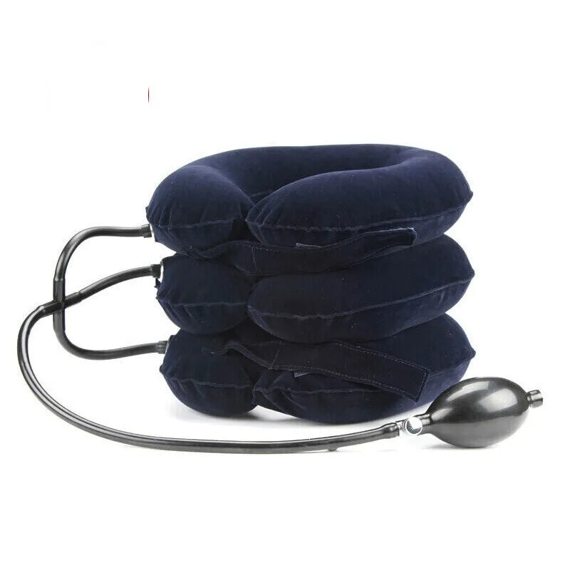 Inflatable Cervical Neck Brace – Stretch & Hot Compress Device