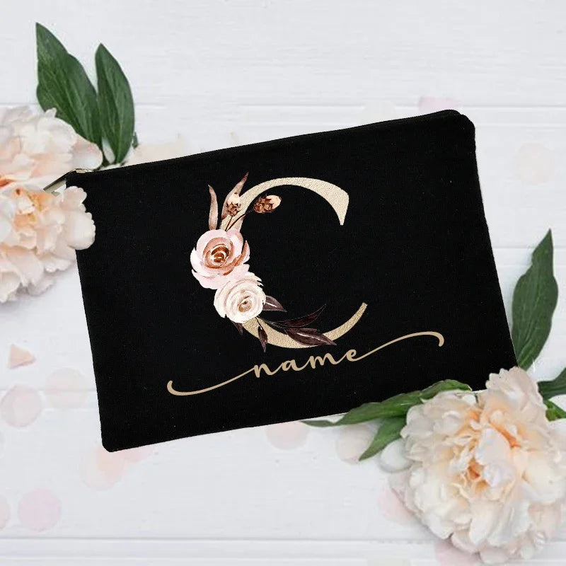Custom Name Makeup Bag – Personalized Cosmetic Case