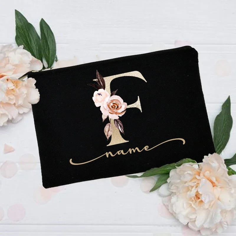 Custom Name Makeup Bag – Personalized Cosmetic Case