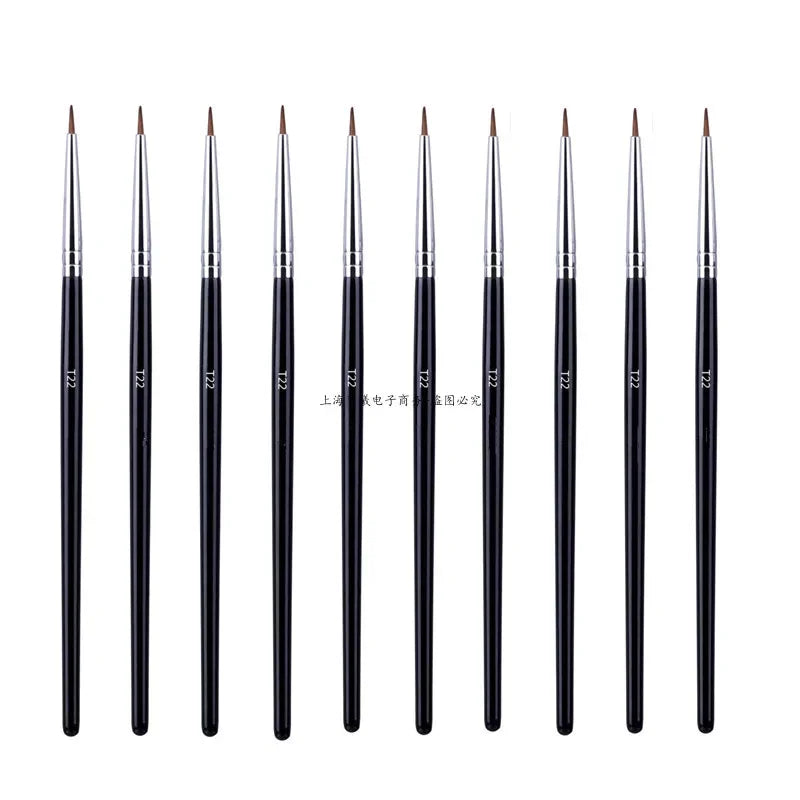 Eyebrow & Eyeliner Brush Set – Angled Makeup Tools