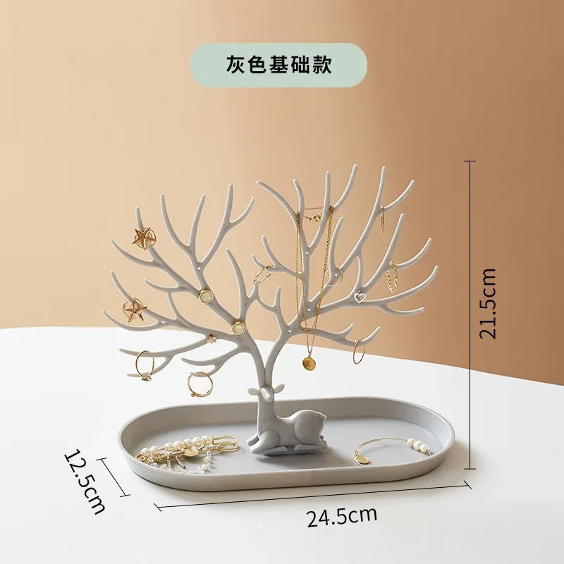 Antler Jewelry Display Stand Organizer