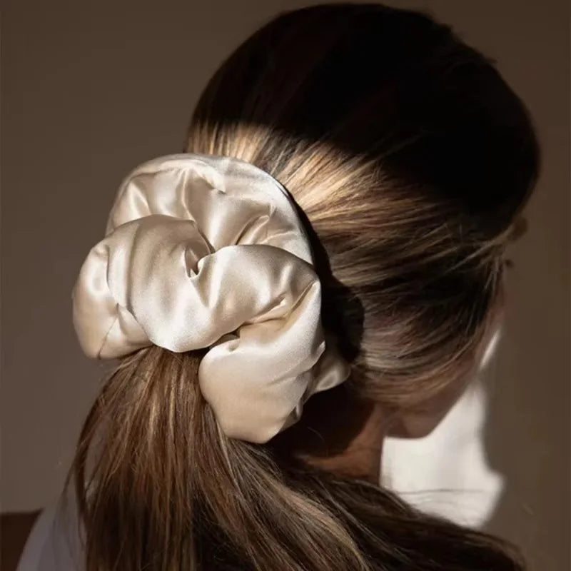 Mulberry Silk Scrunchies – Soft Pillow Hair Band (6CM)
