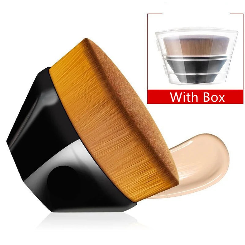 Hexagon Foundation Powder Makeup Brush