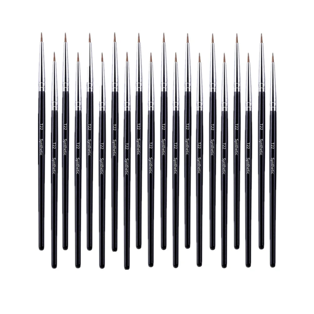Eyebrow & Eyeliner Brush Set – Angled Makeup Tools