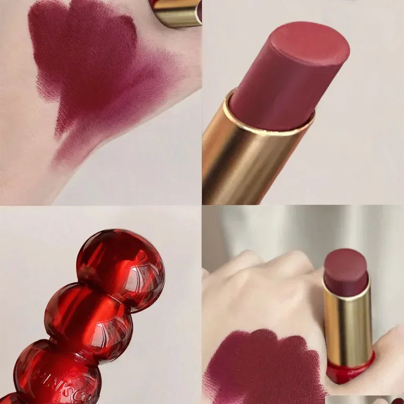 Velvet Matte Lipstick – Long-Lasting Nude & Non-Stick Lip Tint
