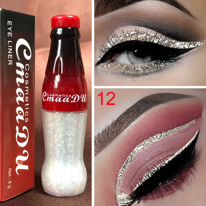 Glitter Liquid Eyeliner – Waterproof, Diamond Shiny Eye Pencil