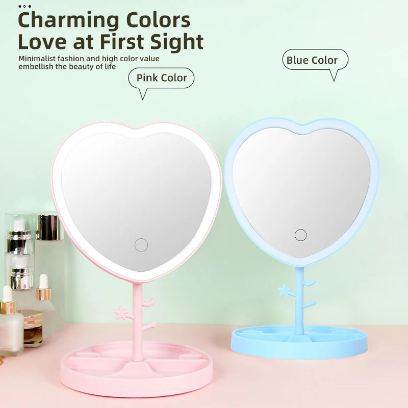 Portable LED Makeup Mirror Compact