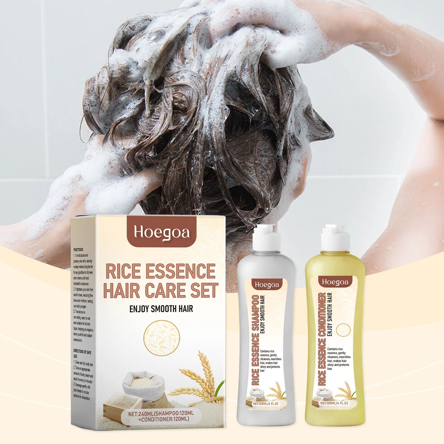 Hair Growth Shampoo & Conditioner – Nourish & Smooth