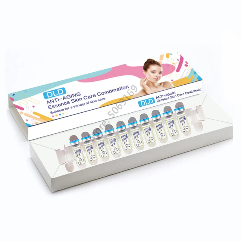 Korean Hyaluronic Acid Serum Ampoule Kit – Vitamin C Brightening Care