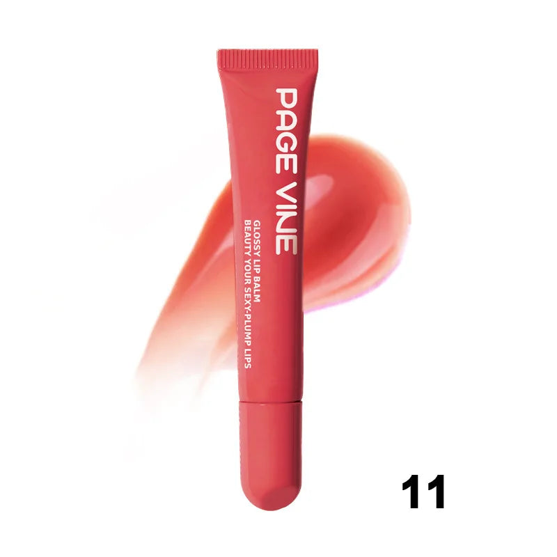 12 Colors Mirror Lip Gloss – Plumping Moisturizing Oil
