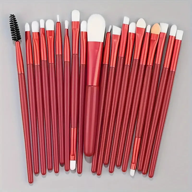 Makeup Brush Set (8–20pcs) – Foundation & Eyeshadow