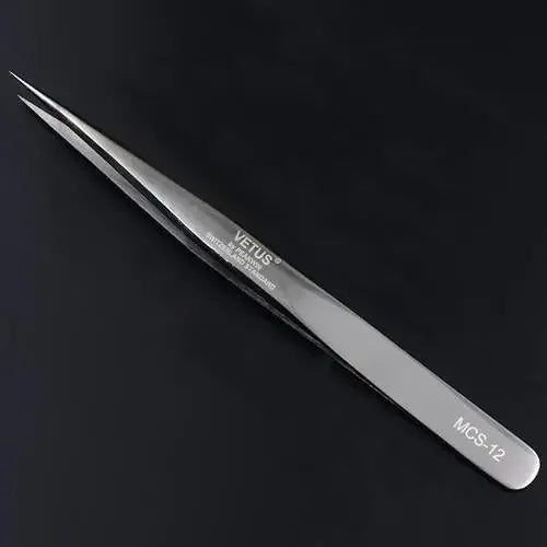 Vetus Premium Eyelash Tweezers – Fine Tip Tool