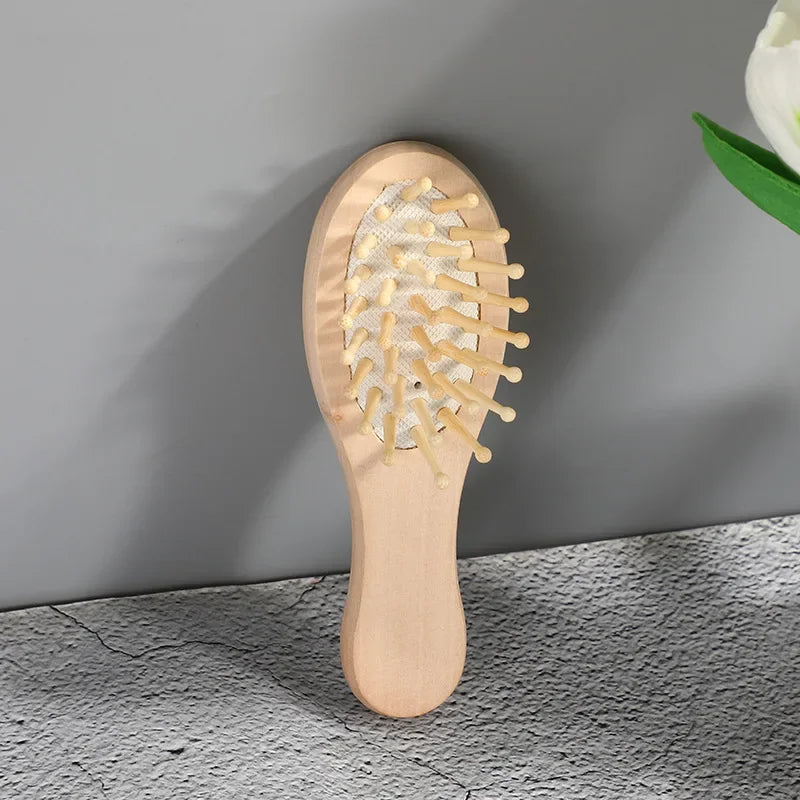 Bamboo Cushion Hair Brush – Scalp Massage Comb
