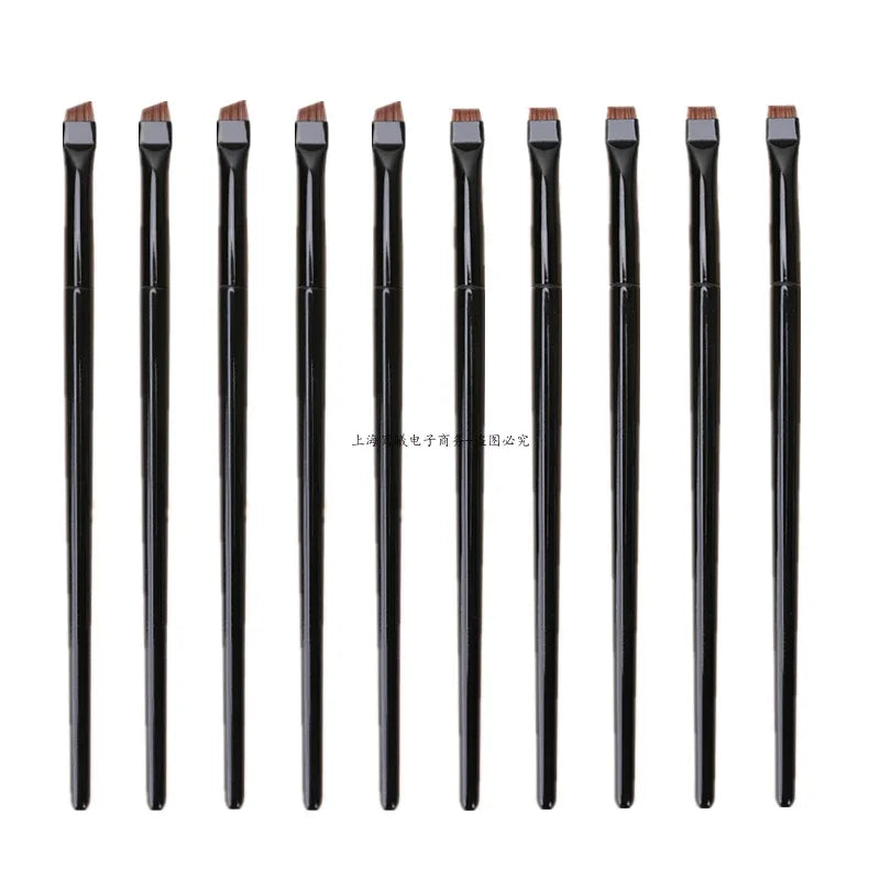 Eyebrow & Eyeliner Brush Set – Angled Makeup Tools