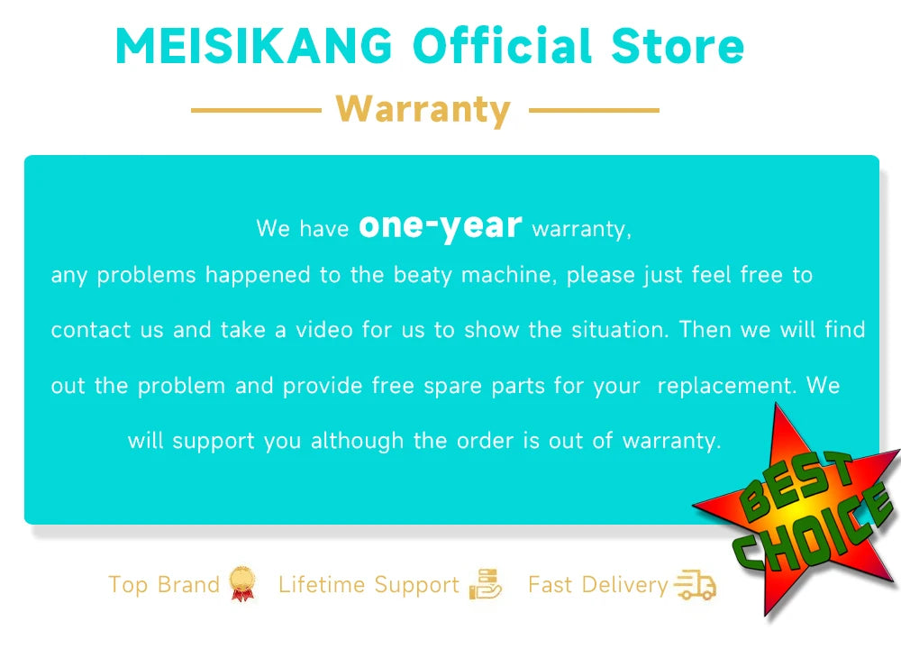 MEISIKANG 3-in-1 Cavitation Ultrasonic Machine – Body & Face Care