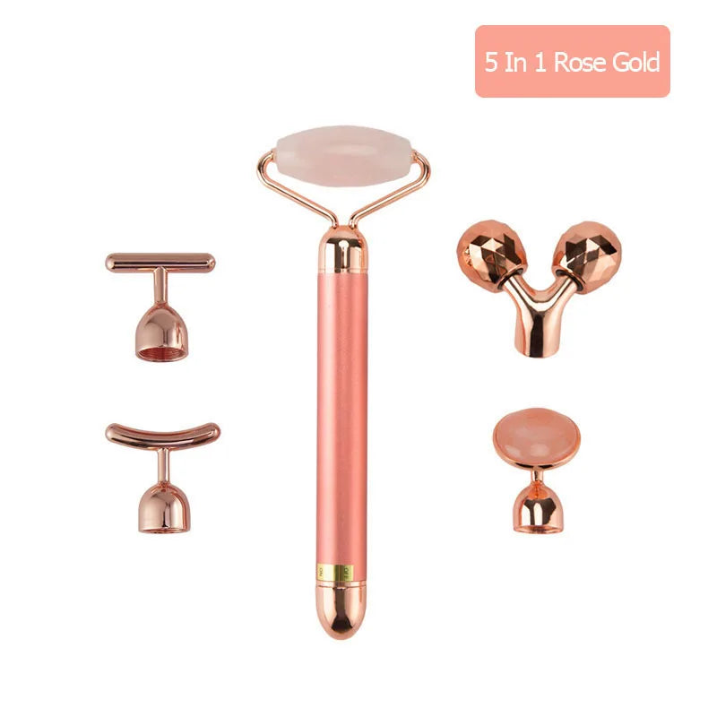 24K Gold Vibrating Face Roller