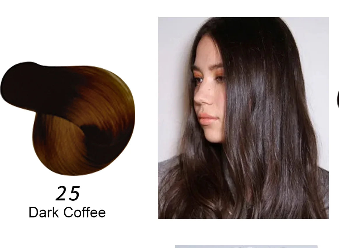 Mokeru Argan Hair Dye – Dark Brown Shampoo, 500ml
