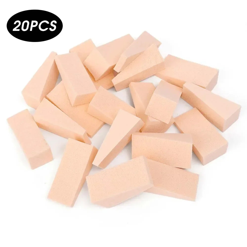 100PCS Triangle Makeup Sponges – Foundation Puff Set