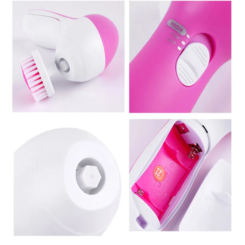 5-in-1 Facial Cleanser – Blackhead & Pore Cleaning Device