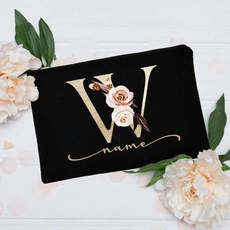 Custom Name Makeup Bag – Personalized Cosmetic Case