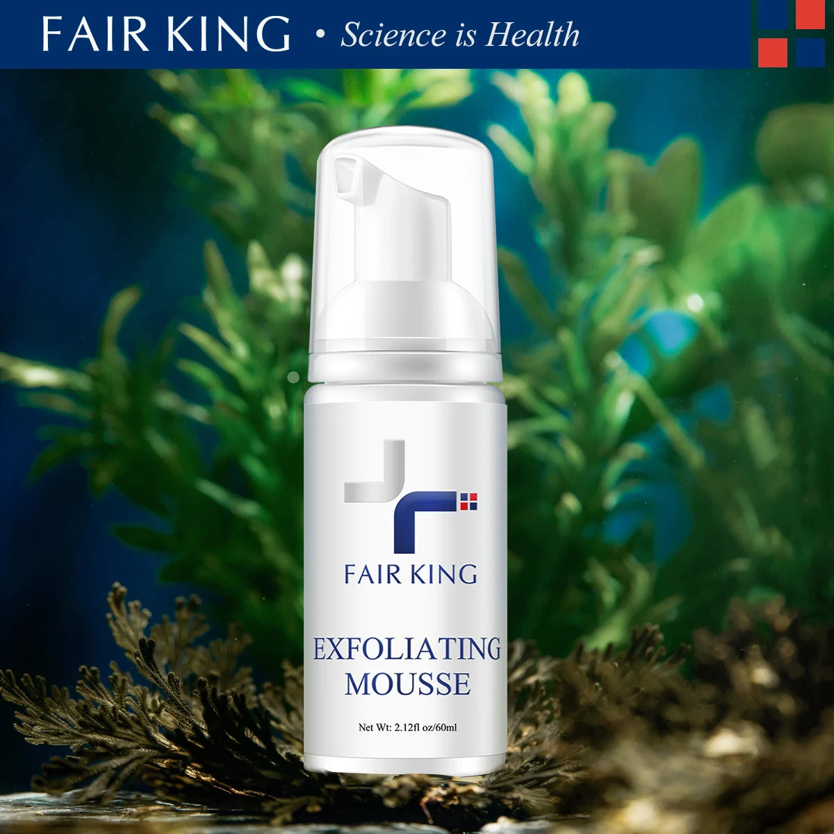 Foaming Exfoliating Mousse – Face Wash & Skin Smooth Exfoliator