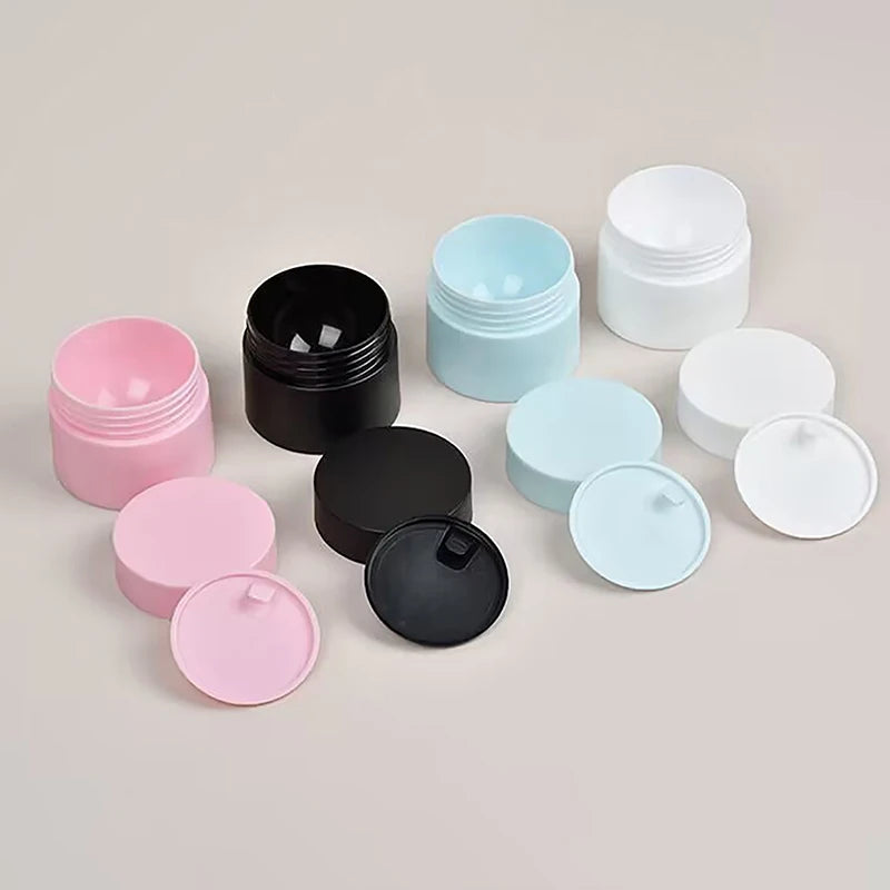 Empty Cosmetic Jars – Travel Containers for Creams & Lip Balm (5–50ml)