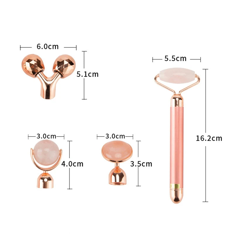 24K Gold Vibrating Face Roller