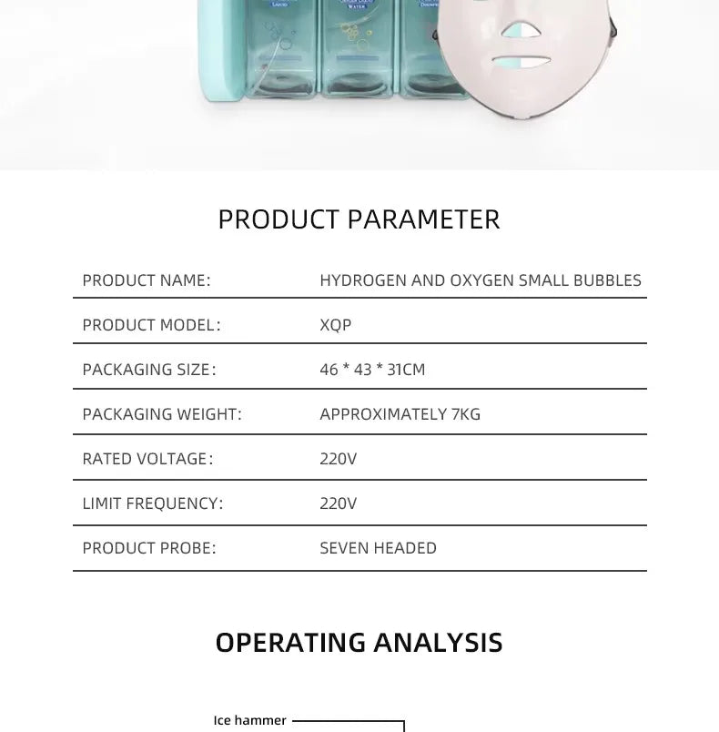 7-in-1 Hydra Facial Machine – Professional Skin Care Device