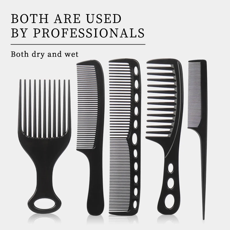 6-Piece Hair Comb Set – Professional Styling Tools