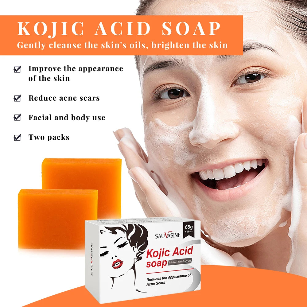 Kojic Acid Skincare Set – Cream, Serum, Soap & Cleanser