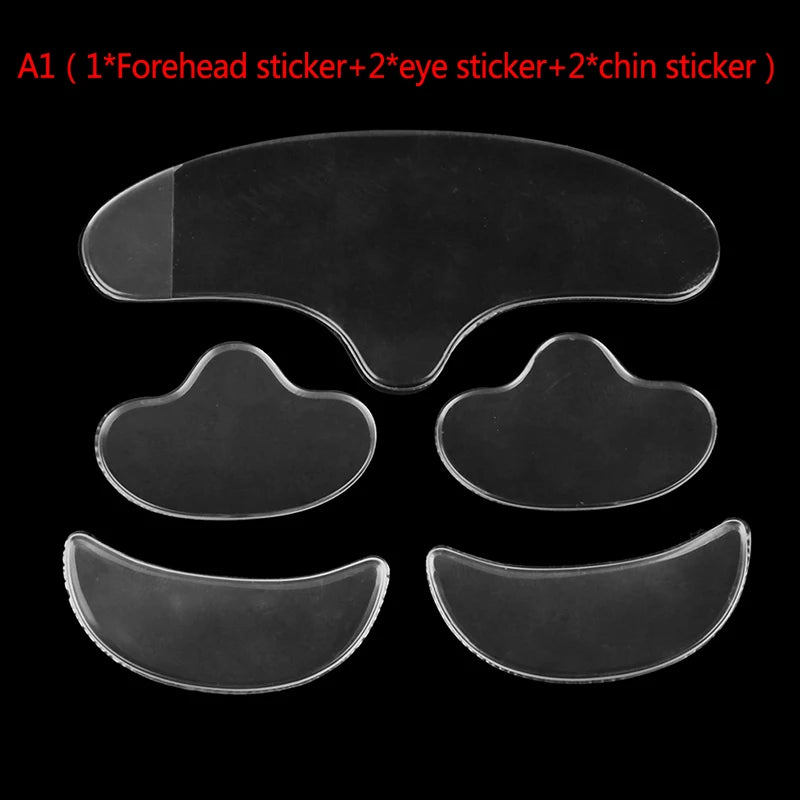 5PCS Silicone Anti-Wrinkle Patches – Face & Neck Lifting Pads
