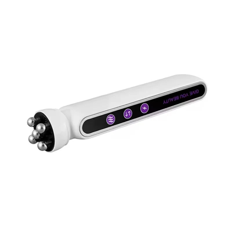 EMS Microcurrent Facial Heating Body Eye RF Face Lift Pulling Electric Rotating Roller Massage Beauty Device