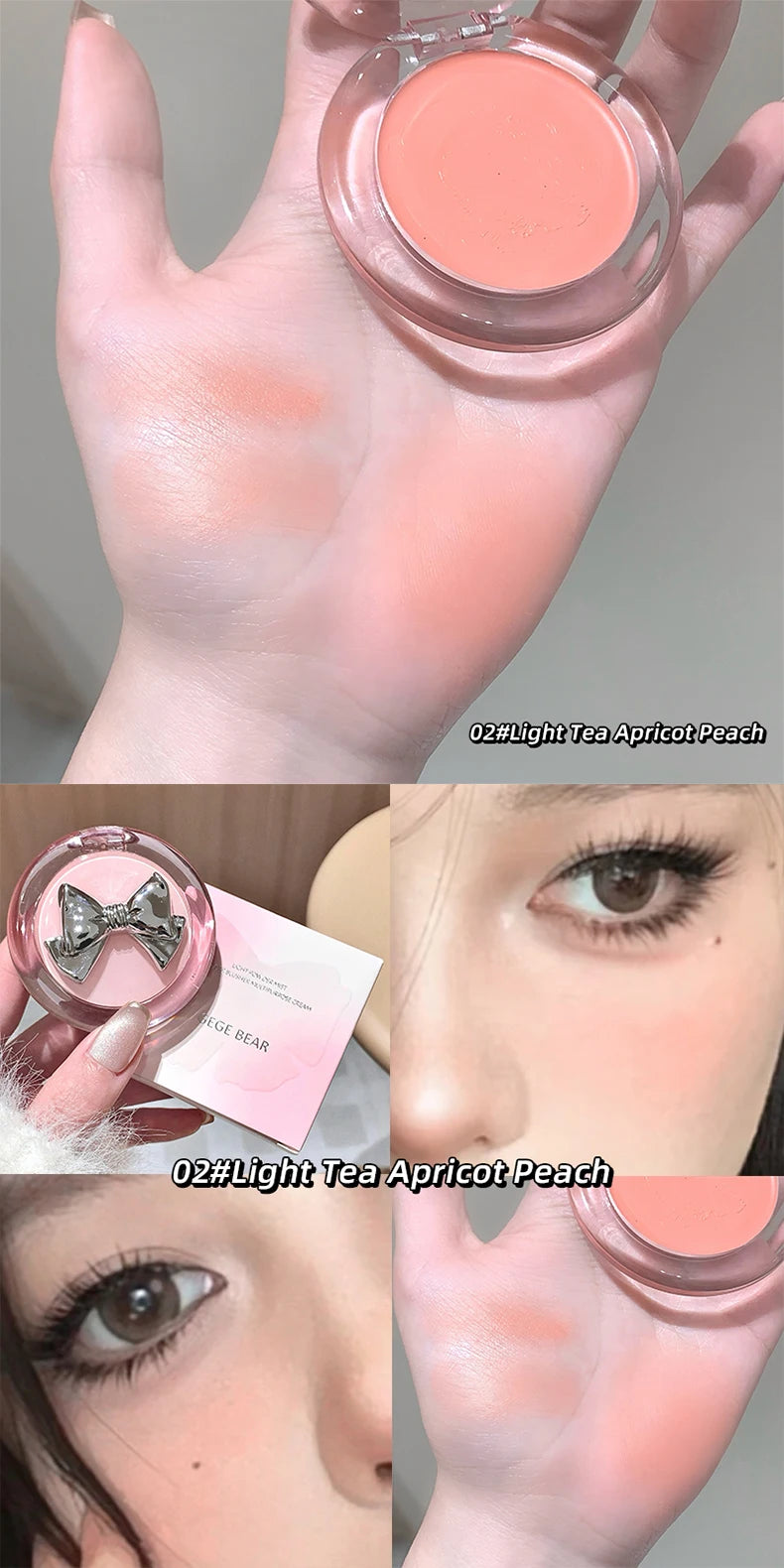Gege Bear Cream Blush & Lip Glaze