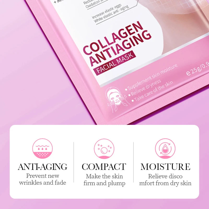 BIOAQUA Retinol Collagen Masks – Firming & Hydrating (15pcs)