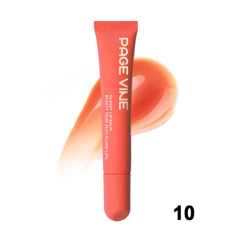 12 Colors Mirror Lip Gloss – Plumping Moisturizing Oil