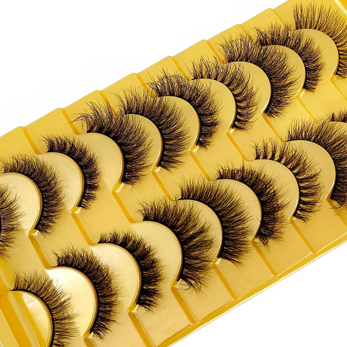 10 Pairs Mink Lashes – Fluffy, Dramatic False Eyelashes