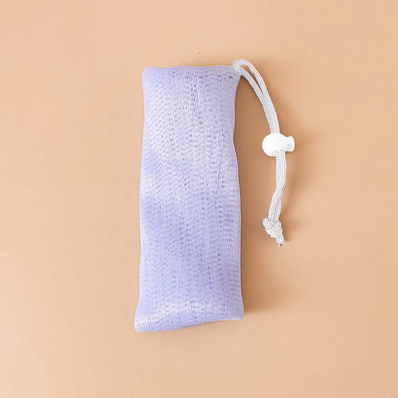 1Pcs Thickened 6 Layer Foaming Soap Bag Facial Cleanser Mesh Bag Bath Washing Tools Body Cleansing Nets Helper Wash Face