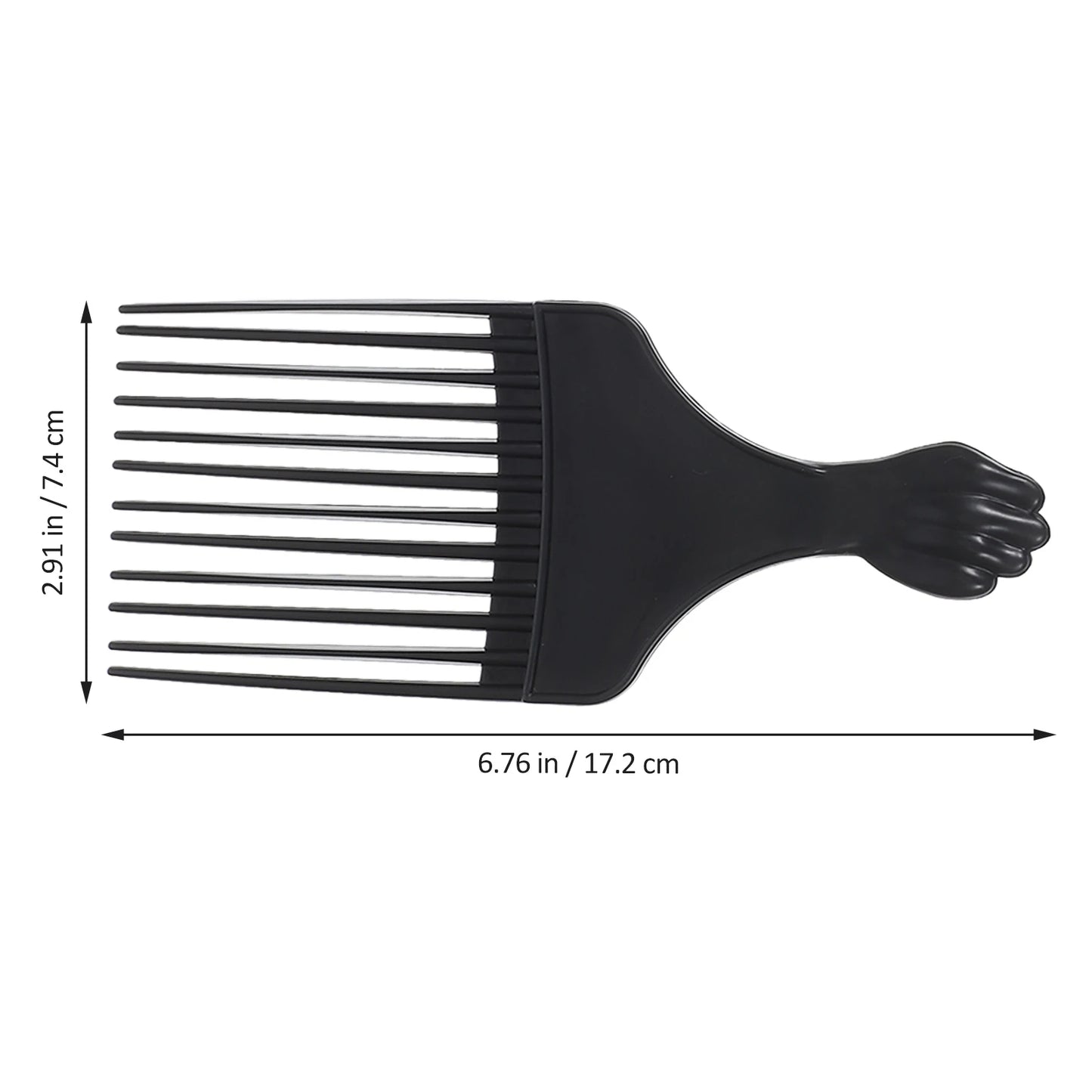 4-Piece Afro Hair Pick Set – Wide Tooth Comb Styling Tools