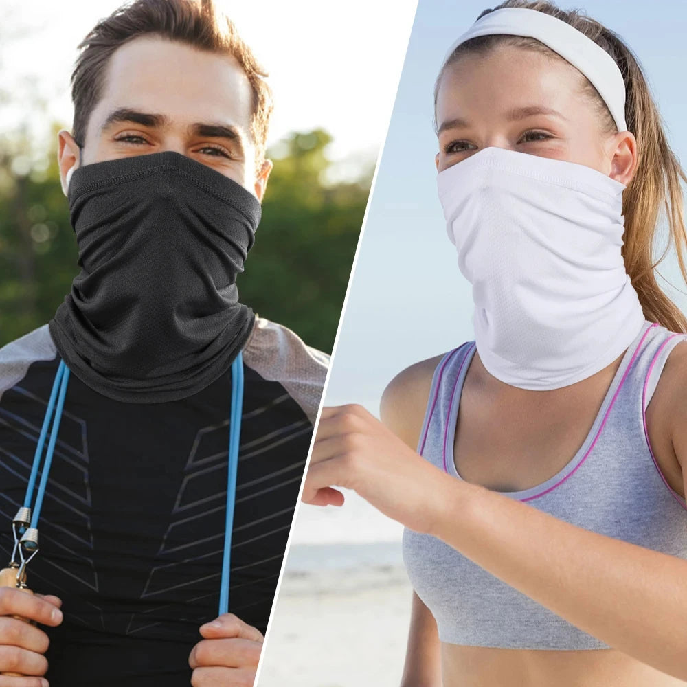 Breathable Sunscreen Half Face Mask – Sports Neck Warmer