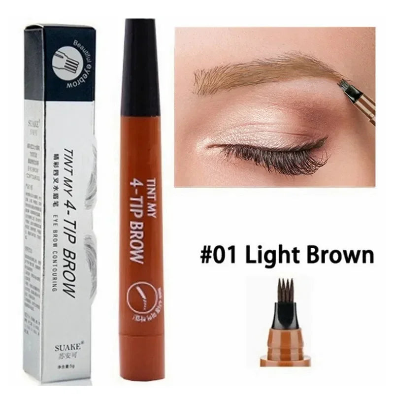 4-Point Eyebrow Pencil – Waterproof Brow Pen