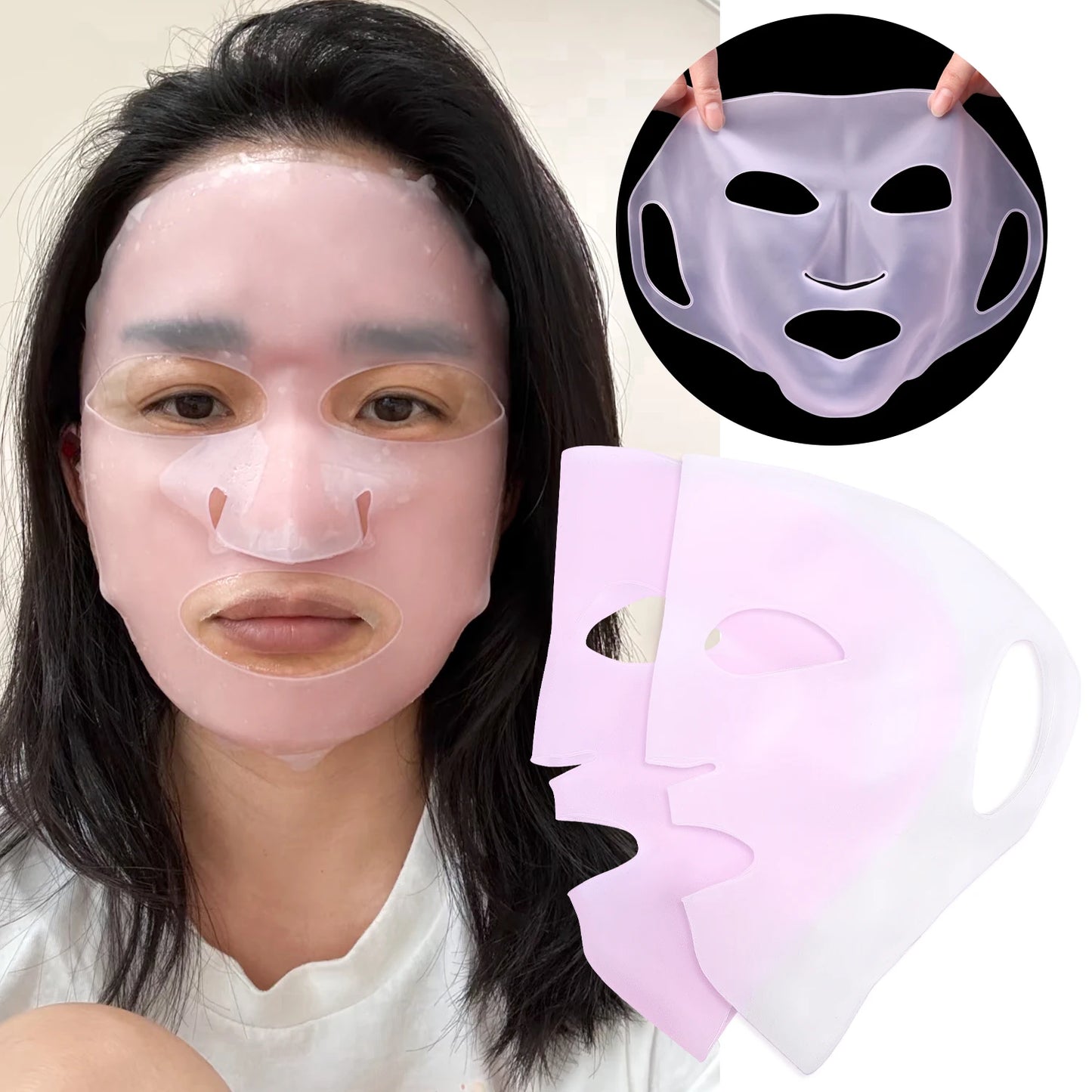 3D Silicone Mask Cover – Moisturizing & Firming Tool