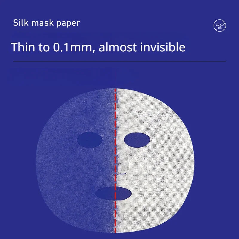 Disposable Facial Mask Sheets – Cotton Paper (50/100pcs)