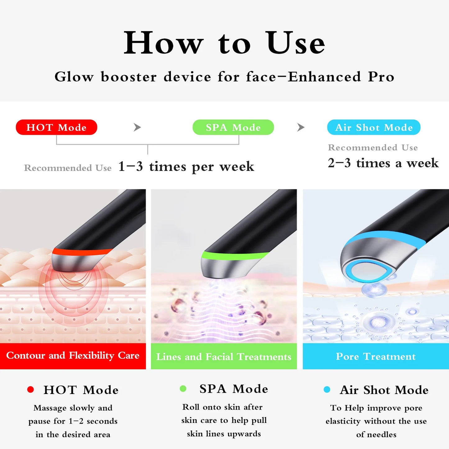 Facial EMS Infusion Beauty Device IPL Skin Rejuvenation Facial Massager Eye Rejuvenation Device