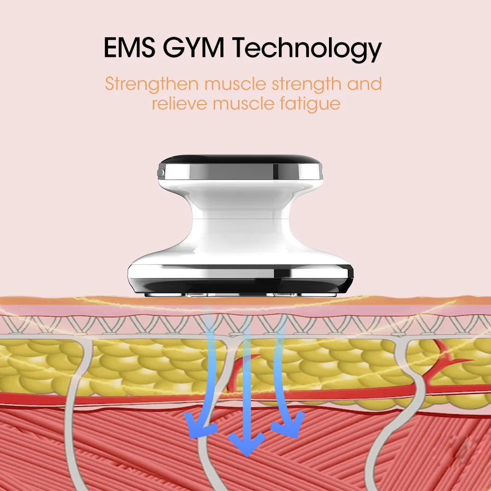 EMS RF Body Slimming Massager + Collagen Oil – Fat Burner Device