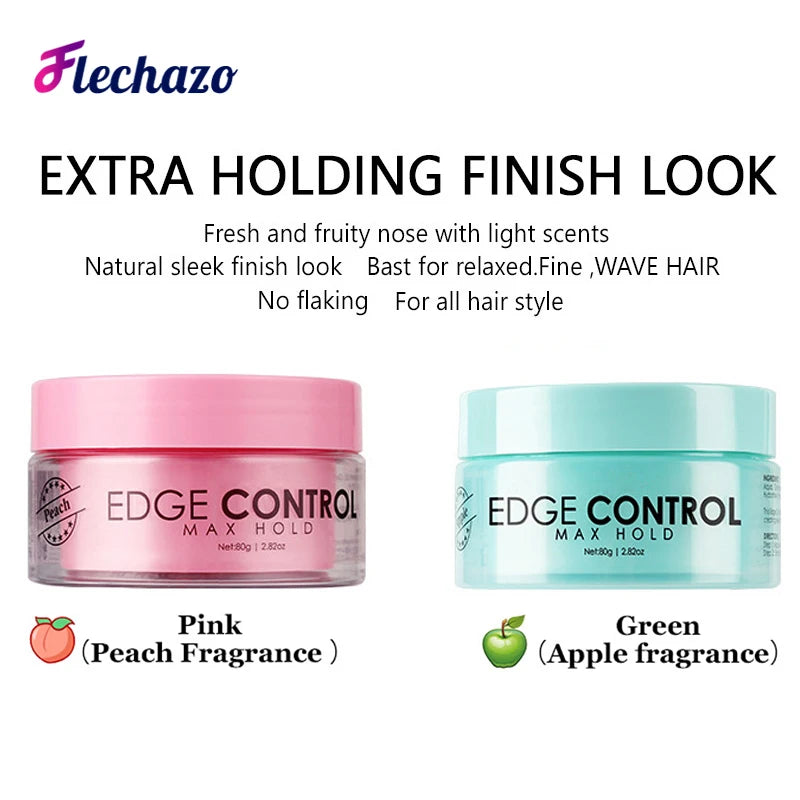 Edge Control Gel Kit – Baby Hair Styler with Brush