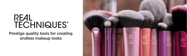 Real Techniques Professional Makeup Brushes Set Foundation Powder Contour Blush Concealer Eyeshadow Blending Cosmetic